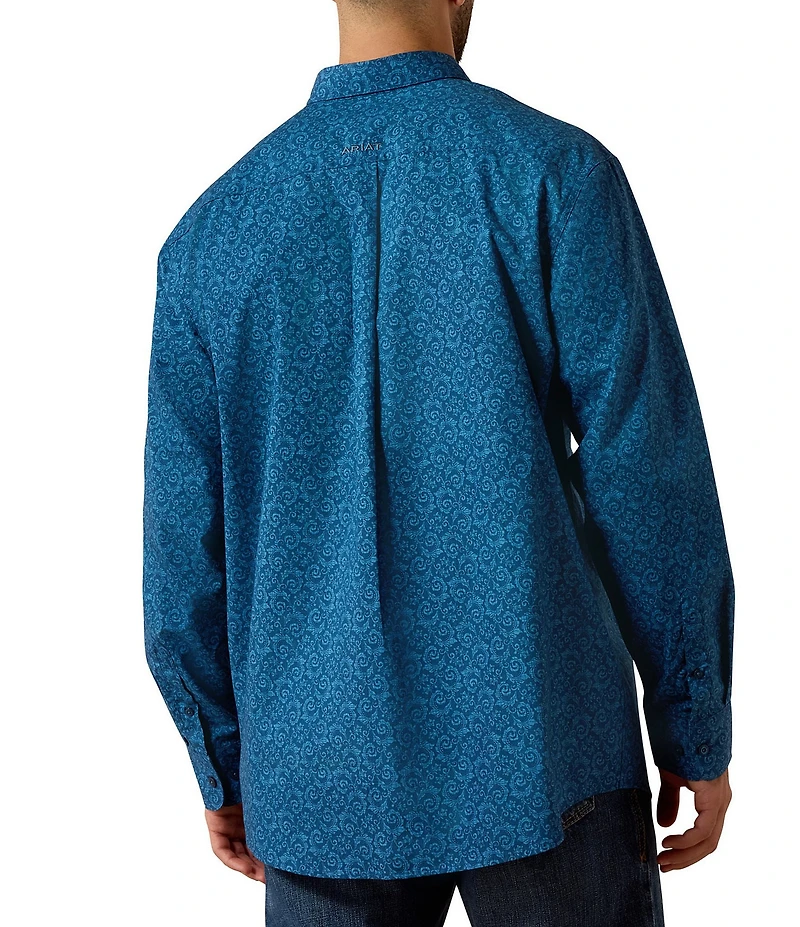 Ariat Niven Classic Fit Paisley Printed Wrinkle Free Woven Shirt