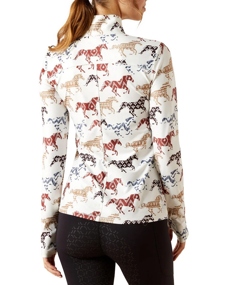 Ariat Painted Ponies Print Lowell 3.0 1/4 Zip Baselayer