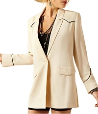 Ariat Parton Contrast Trim Western Blazer