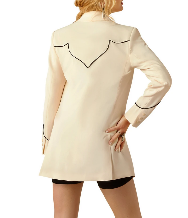 Ariat Parton Contrast Trim Western Blazer