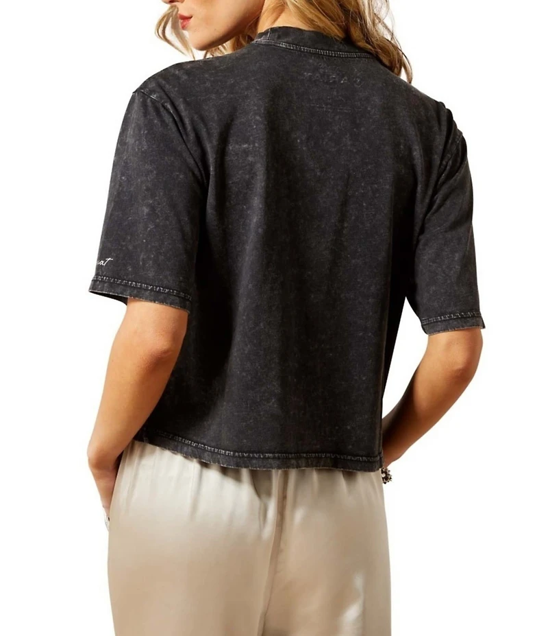 Ariat Pearl Embellished Crew Neck Short Sleeve T-Shirt