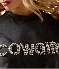 Ariat Pearl Embellished Crew Neck Short Sleeve T-Shirt