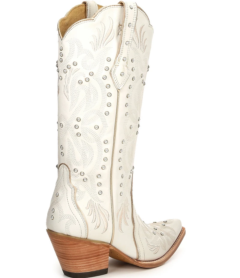 Ariat Women's Pearl Leather Studded Embellished Western Boots