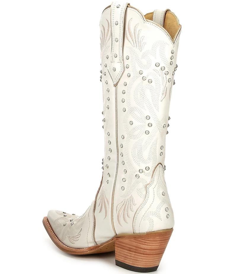 Ariat Women's Pearl Leather Studded Embellished Western Boots