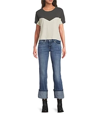 Ariat Perfect Rise Silvie Straight Leg Crop Jeans
