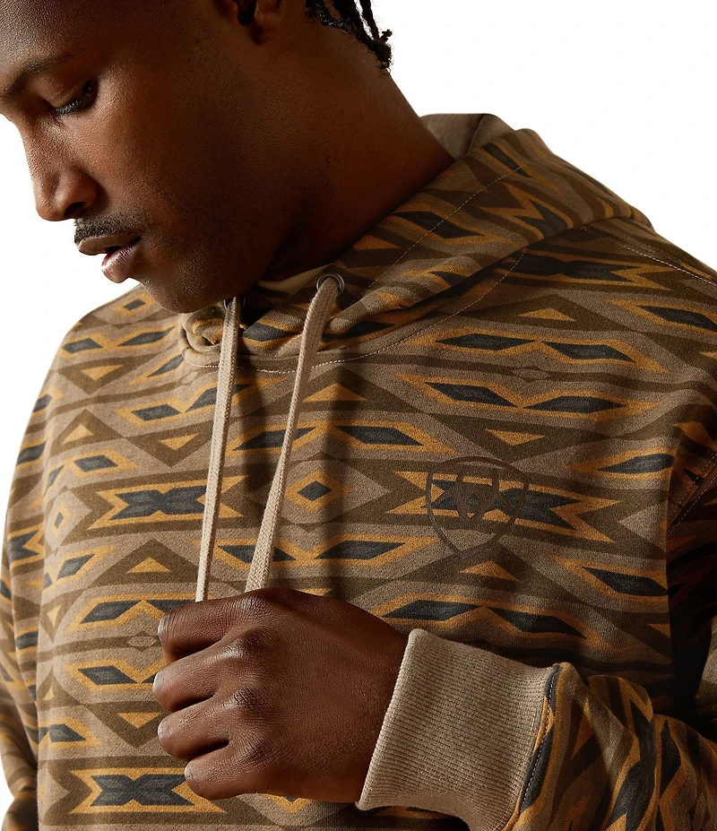 Ariat Printed Long Sleeve Fleece Hoodie