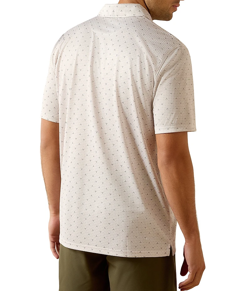 Ariat Printed Short Sleeve Polo Shirt