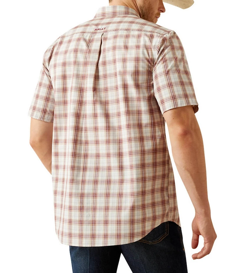 Ariat Pro Series Gaston Plaid Short Sleeve Woven Shirt