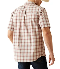 Ariat Pro Series Gaston Plaid Short Sleeve Woven Shirt