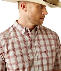 Ariat Pro Series Gaston Plaid Short Sleeve Woven Shirt