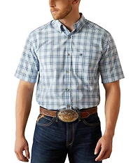 Ariat Pro Series Plaid Short Sleeve Woven Shirt