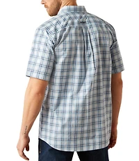 Ariat Pro Series Plaid Short Sleeve Woven Shirt