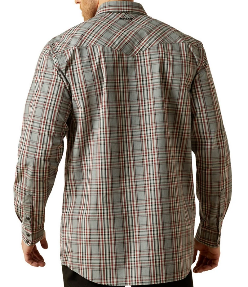 Ariat Pro Series Trenton Fitted Plaid Long Sleeve Woven Shirt
