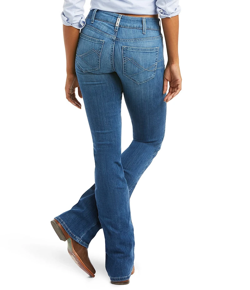 Ariat R.E.A.L Patricia Mid Rise Bootcut Repreve Cotton Blend Jeans