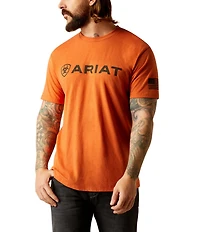Ariat Relaxed Shield Flag Graphic T-Shirt