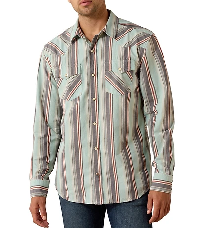 Ariat Retro Hesperus Long Sleeve Striped Woven Shirt