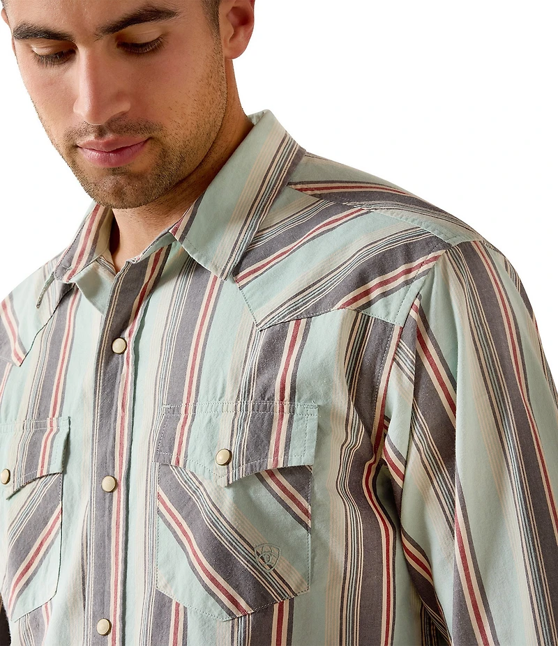 Ariat Retro Hesperus Long Sleeve Striped Woven Shirt