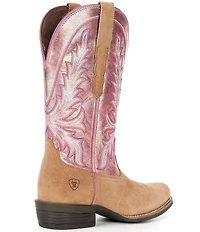Ariat Women's Rock Creek Shock Shield® Leather Square Toe Western Boots