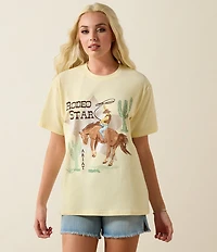 Ariat Rodeo Star Embellished Crew Neck Short Sleeve Boyfriend Tee