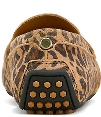 Ariat Selene Leopard Suede Driving Moccasin Penny Loafers