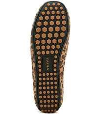 Ariat Selene Leopard Suede Driving Moccasin Penny Loafers