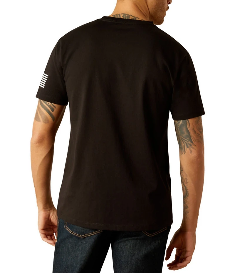Ariat Shield Flag Short Sleeve Logo Graphic T-Shirt