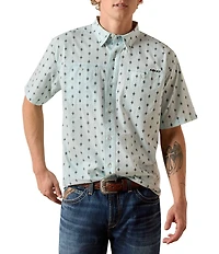 Ariat Short Sleeve 360 Printed Airflow Classic Fit Shirt