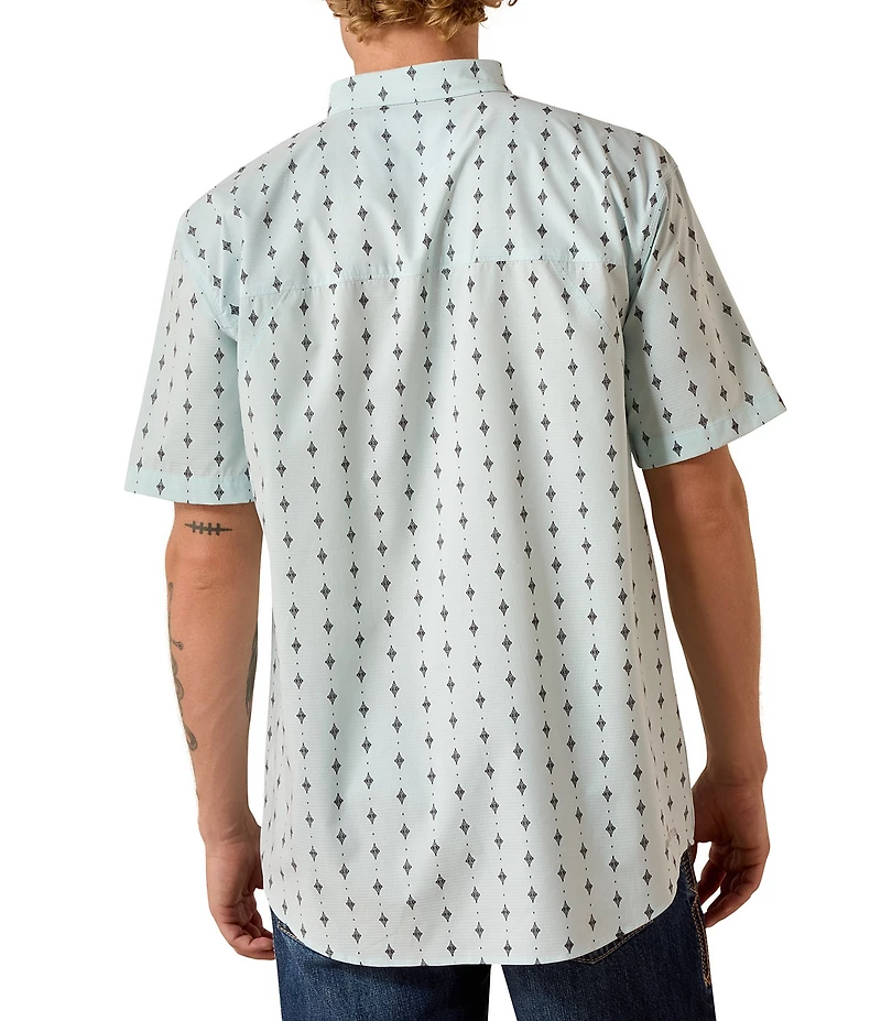 Ariat Short Sleeve 360 Printed Airflow Classic Fit Shirt