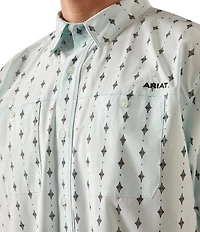Ariat Short Sleeve 360 Printed Airflow Classic Fit Shirt
