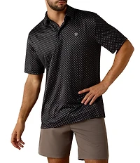 Ariat Short Sleeve Allover Print Polo