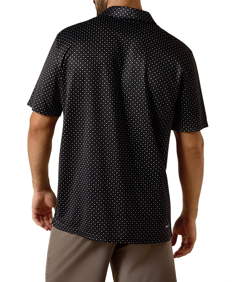Ariat Short Sleeve Allover Print Polo