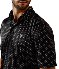 Ariat Short Sleeve Allover Print Polo