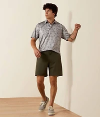Ariat Short Sleeve Allover Printed Fitted Polo