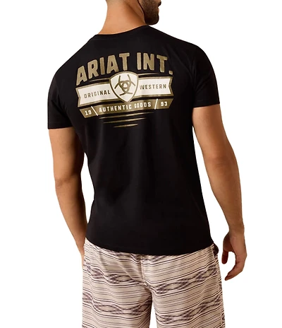 Ariat Short Sleeve Banner Badge T-Shirt