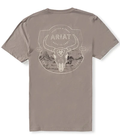 Ariat Short Sleeve Desert Badge Tradition Classic Fit T-Shirt