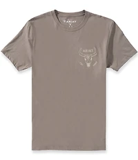 Ariat Short Sleeve Desert Badge Tradition Classic Fit T-Shirt
