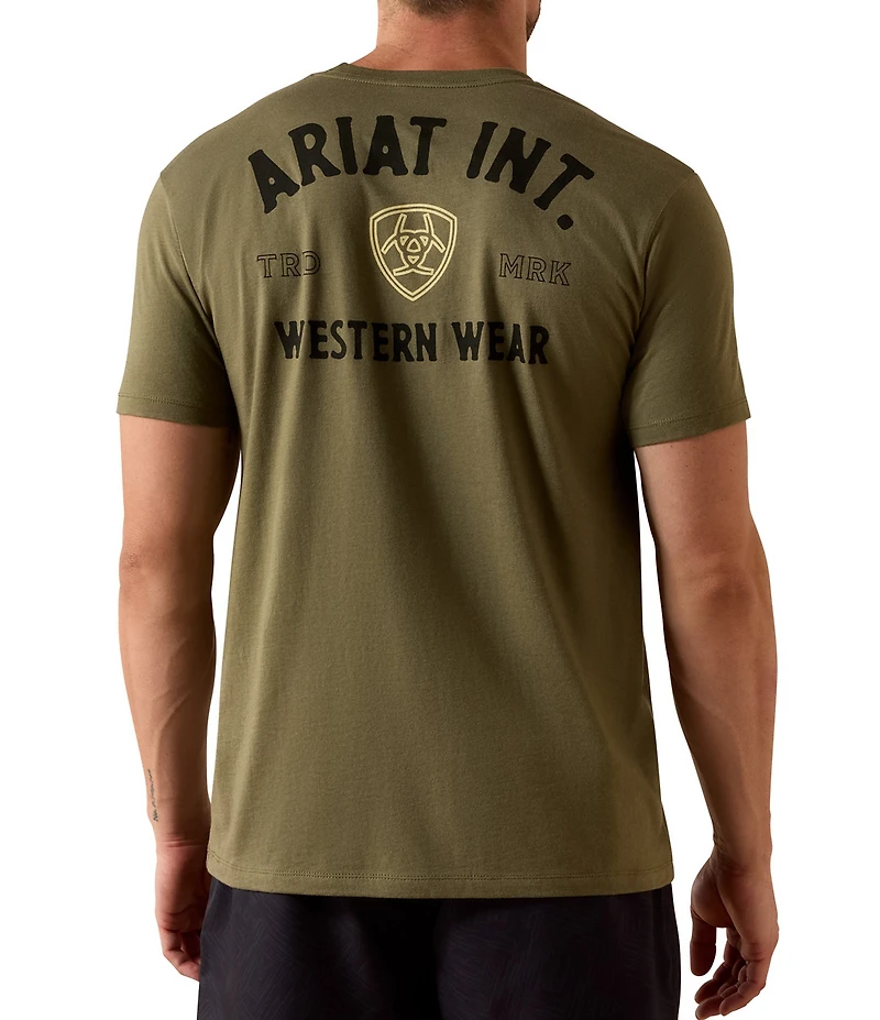 Ariat Short Sleeve Outline Shop T-Shirt