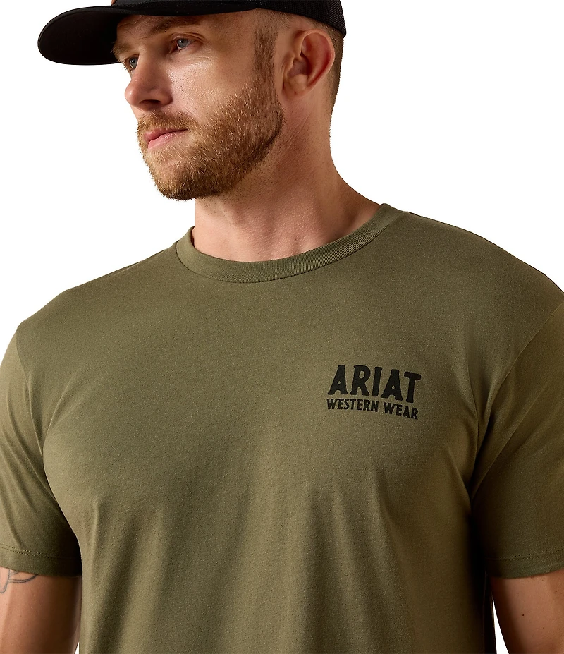 Ariat Short Sleeve Outline Shop T-Shirt