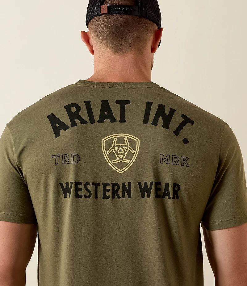 Ariat Short Sleeve Outline Shop T-Shirt