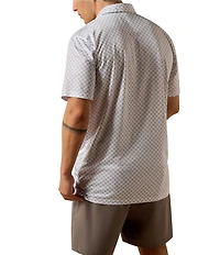Ariat Short Sleeve Polo Allover Print Fitted Shirt