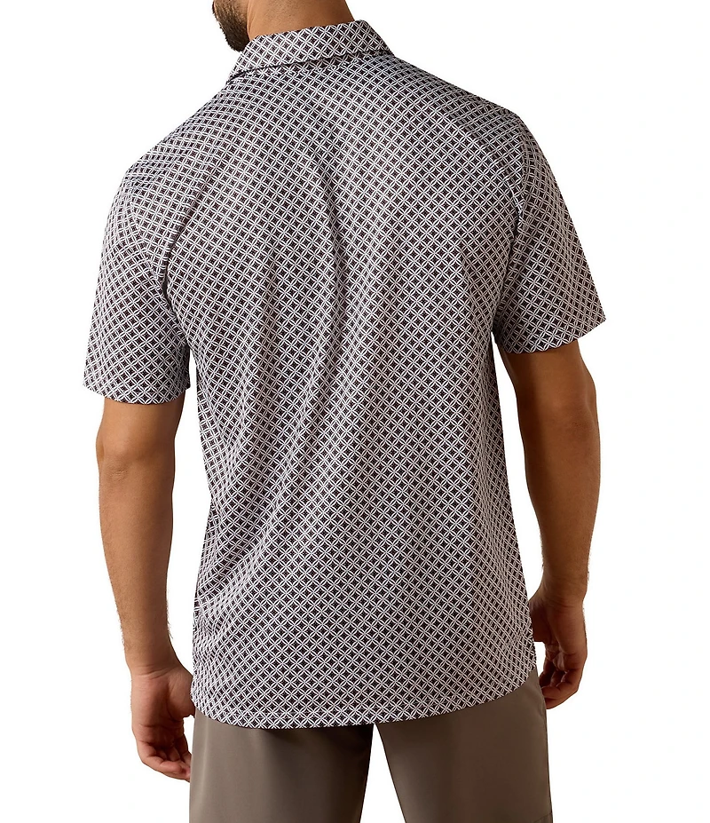 Ariat Short Sleeve Polo Allover Print Polo