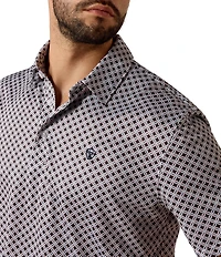 Ariat Short Sleeve Polo Allover Print Polo
