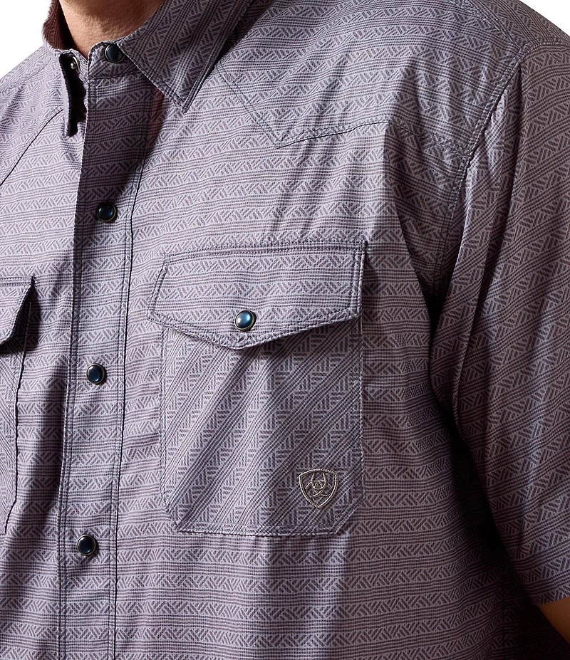 Ariat Short Sleeve Printed Western VentTEK Shirt
