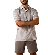 Ariat Short Sleeve Southwest Geo Printed Polo