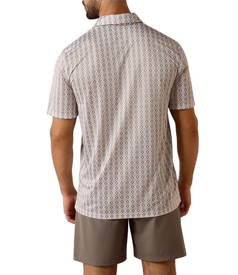 Ariat Short Sleeve Southwest Geo Printed Polo