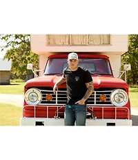 Ariat Short Sleeve Stripe Patriotic Badge T-Shirt