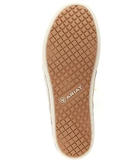 Ariat Women's Skylar Floral Embossed Leather Lace Up Platform Sneakers