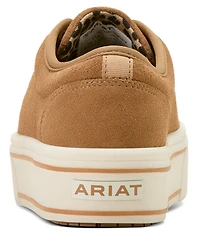 Ariat Women's Skylar Suede Lace Up Sneakers