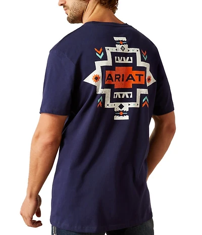 Ariat Southwestern Pocket Short Sleeve Graphic T-Shirt