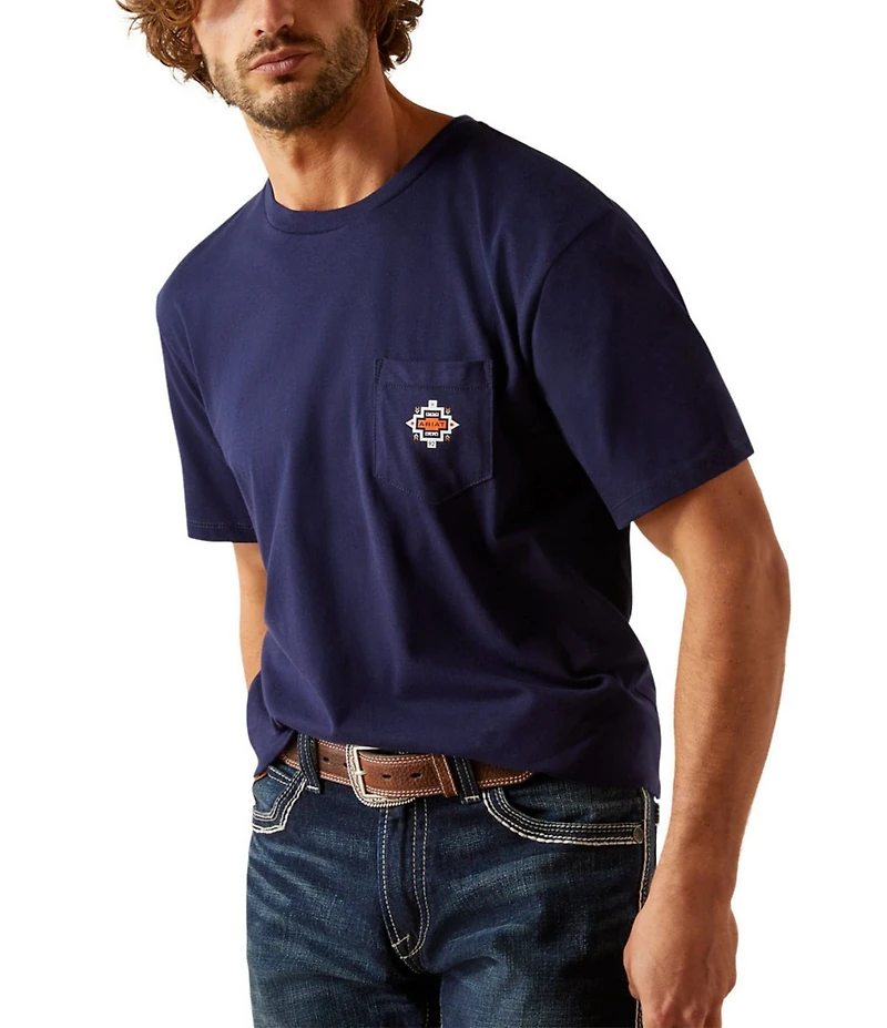 Ariat Southwestern Pocket Short Sleeve Graphic T-Shirt